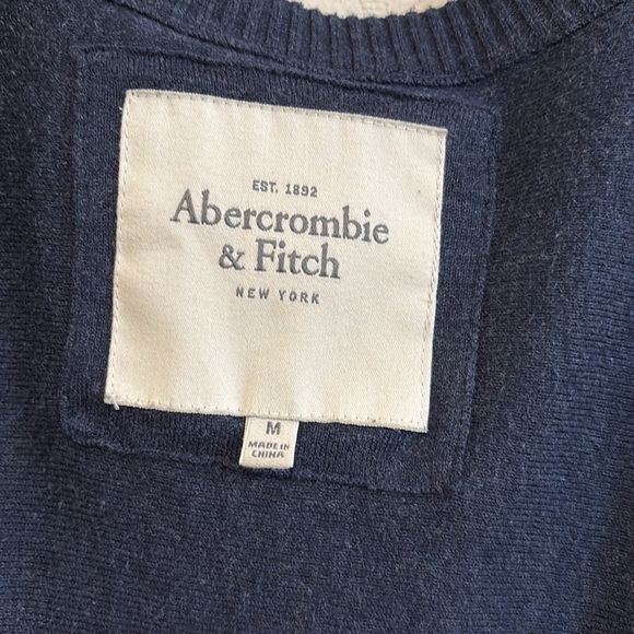 Y2K Abercrombie & Fitch Blue Sequined Cropped Cardigan✨ - Picture 3 of 8